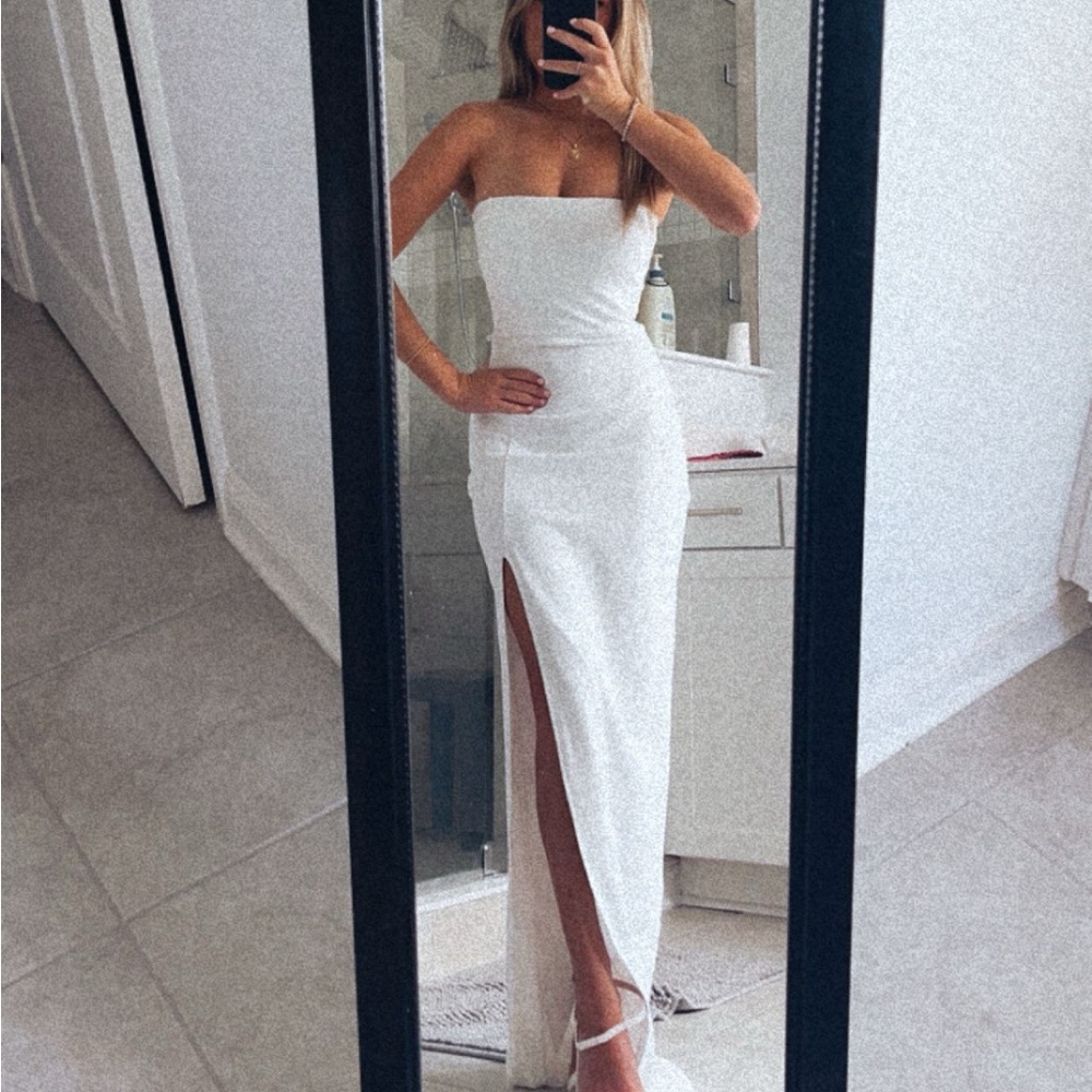 windsor strapless gown